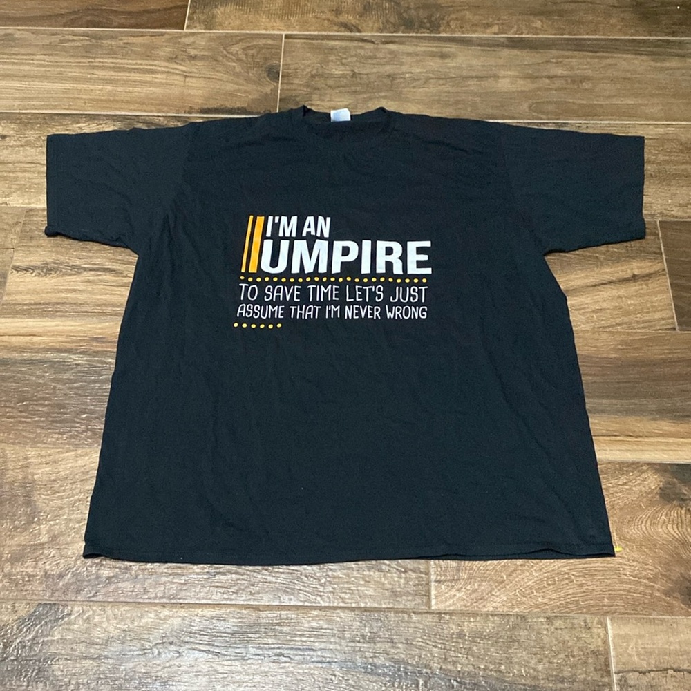 Black Funny Humor Tee Size 3XL